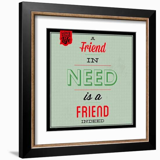 Friend Indeed 1-Lorand Okos-Framed Art Print