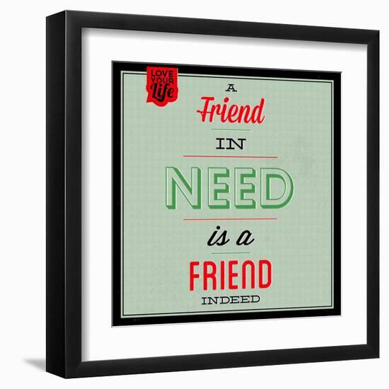 Friend Indeed 1-Lorand Okos-Framed Art Print