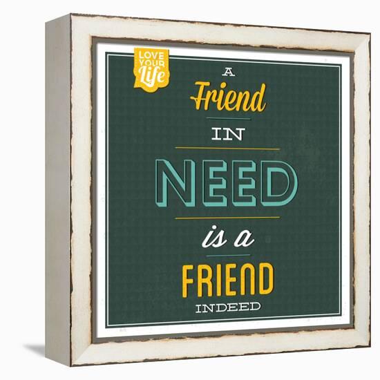 Friend Indeed-Lorand Okos-Framed Stretched Canvas