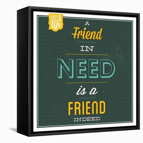 Friend Indeed-Lorand Okos-Framed Stretched Canvas