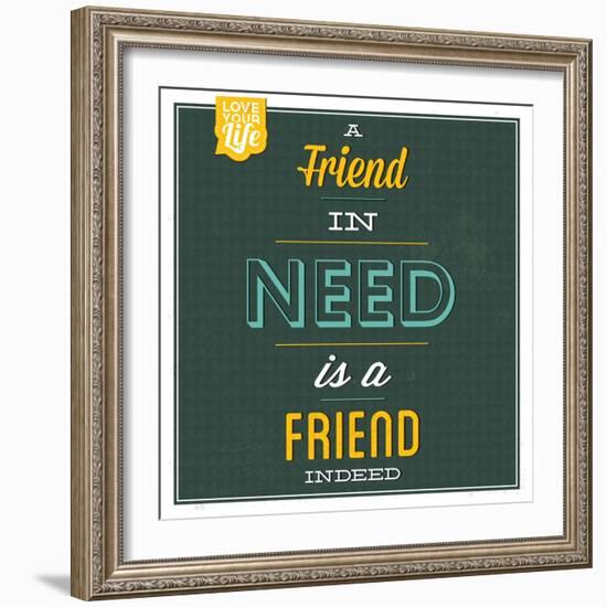 Friend Indeed-Lorand Okos-Framed Art Print