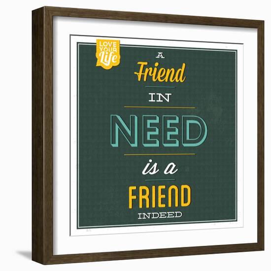 Friend Indeed-Lorand Okos-Framed Art Print