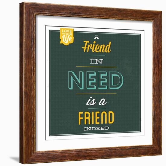 Friend Indeed-Lorand Okos-Framed Art Print