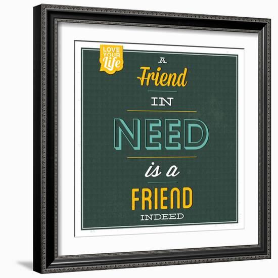 Friend Indeed-Lorand Okos-Framed Art Print