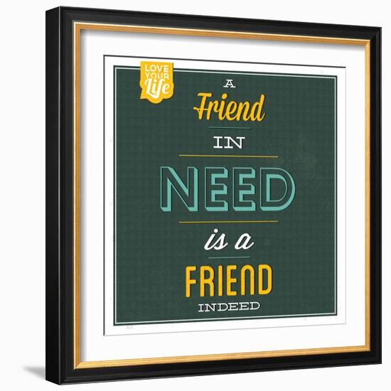 Friend Indeed-Lorand Okos-Framed Art Print