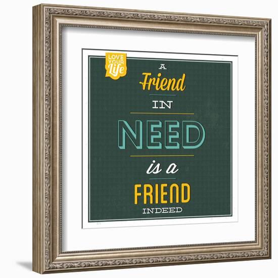 Friend Indeed-Lorand Okos-Framed Art Print