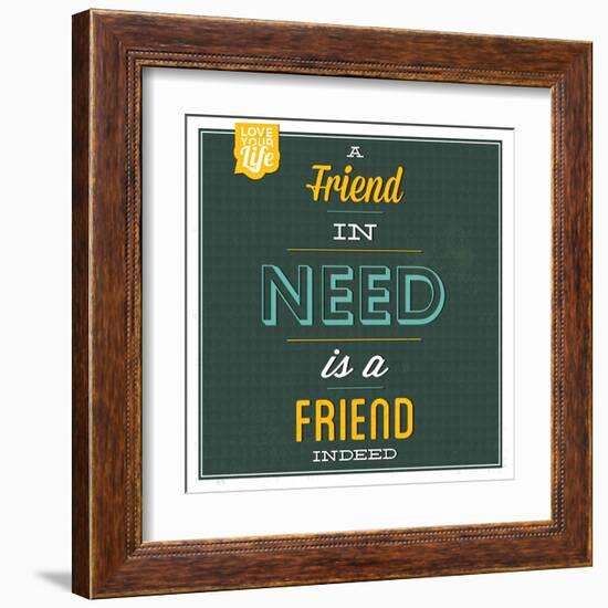 Friend Indeed-Lorand Okos-Framed Art Print