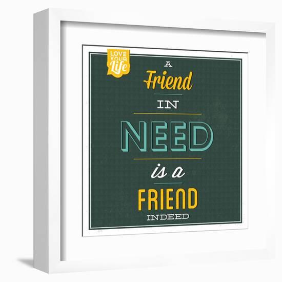 Friend Indeed-Lorand Okos-Framed Art Print