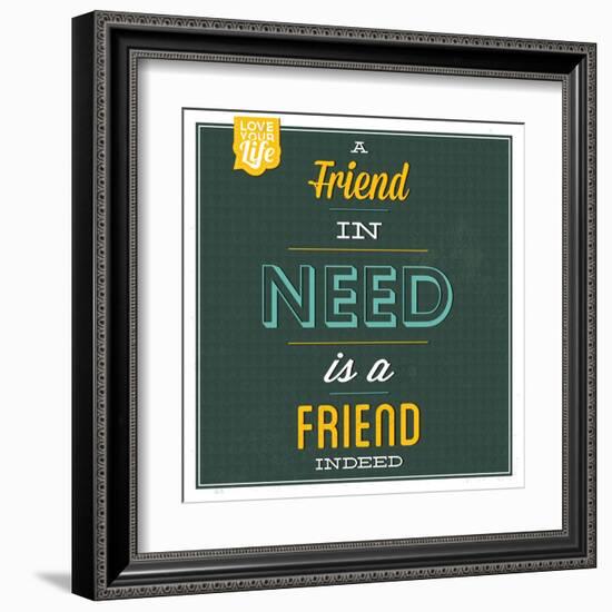 Friend Indeed-Lorand Okos-Framed Art Print