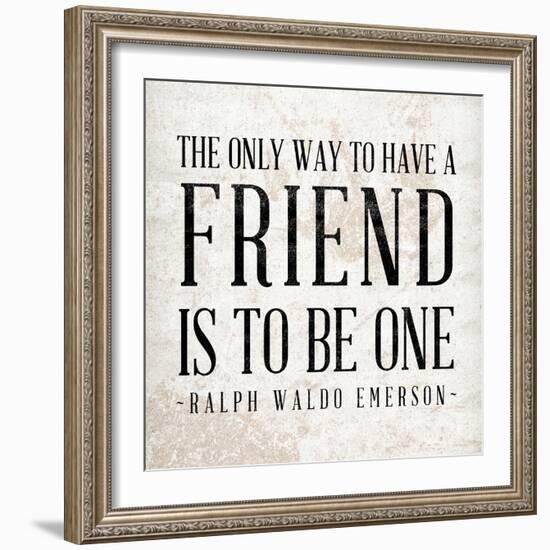 Friend-null-Framed Art Print