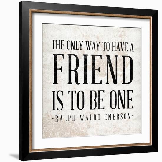 Friend-null-Framed Art Print