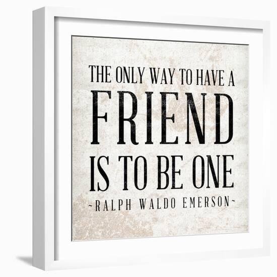 Friend-null-Framed Art Print