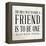 Friend-null-Framed Stretched Canvas