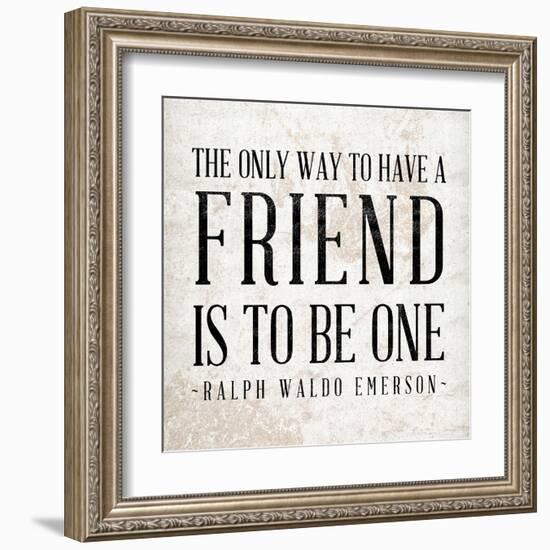 Friend-null-Framed Art Print