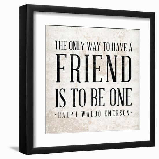 Friend-null-Framed Art Print