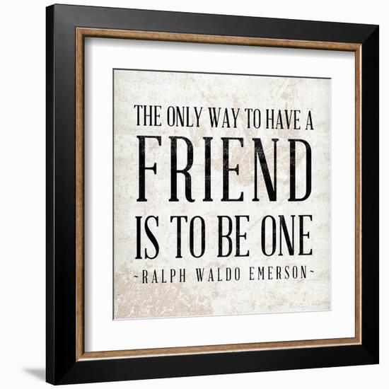 Friend-null-Framed Art Print