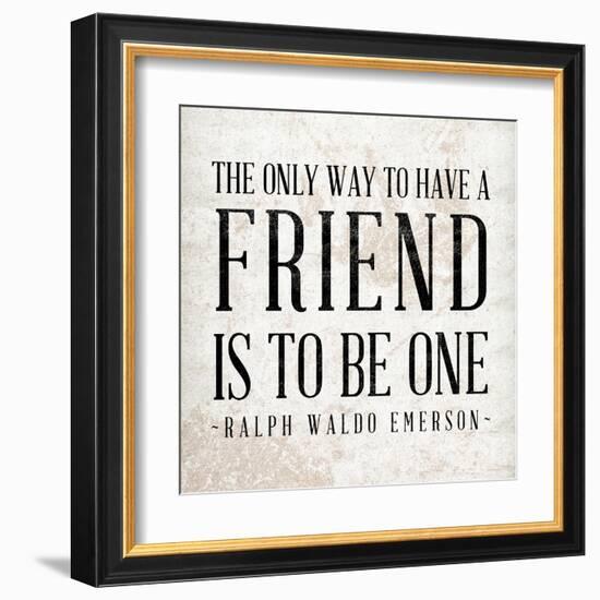 Friend-null-Framed Art Print