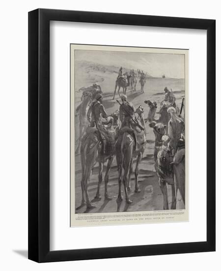 Friendly Arabs Scouting at Dawn on the Hills South of Sarras-Sydney Prior Hall-Framed Giclee Print