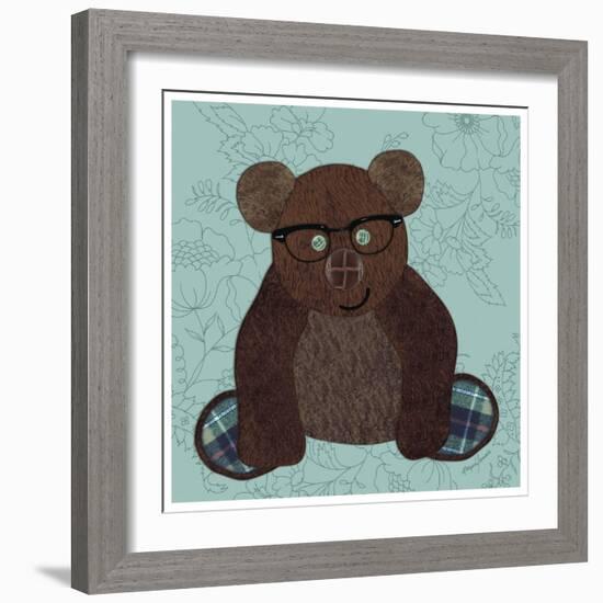 Friendly Bear-Morgan Yamada-Framed Art Print