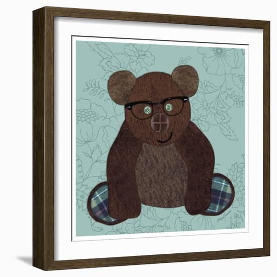 Friendly Bear-Morgan Yamada-Framed Art Print