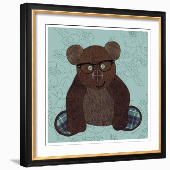 Friendly Bear-Morgan Yamada-Framed Art Print