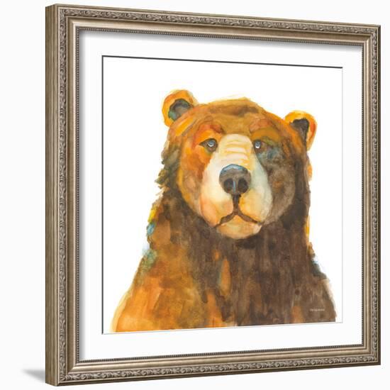 Friendly Bear-Kathy Ferguson-Framed Art Print