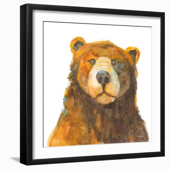 Friendly Bear-Kathy Ferguson-Framed Art Print