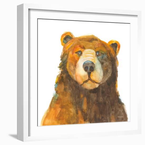 Friendly Bear-Kathy Ferguson-Framed Art Print