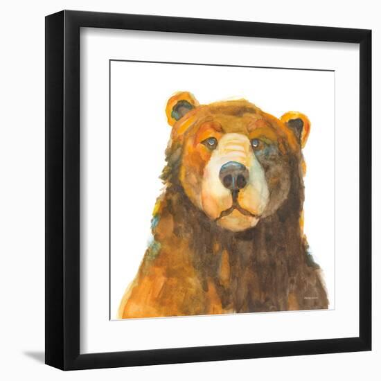 Friendly Bear-Kathy Ferguson-Framed Art Print