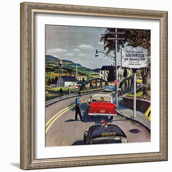 "Friendly City", June 9, 1956-Ben Kimberly Prins-Framed Giclee Print