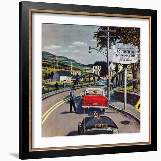 "Friendly City", June 9, 1956-Ben Kimberly Prins-Framed Giclee Print