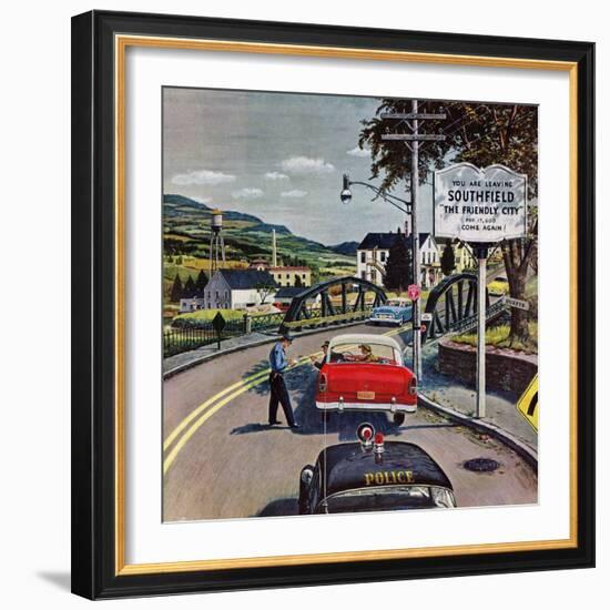 "Friendly City", June 9, 1956-Ben Kimberly Prins-Framed Giclee Print