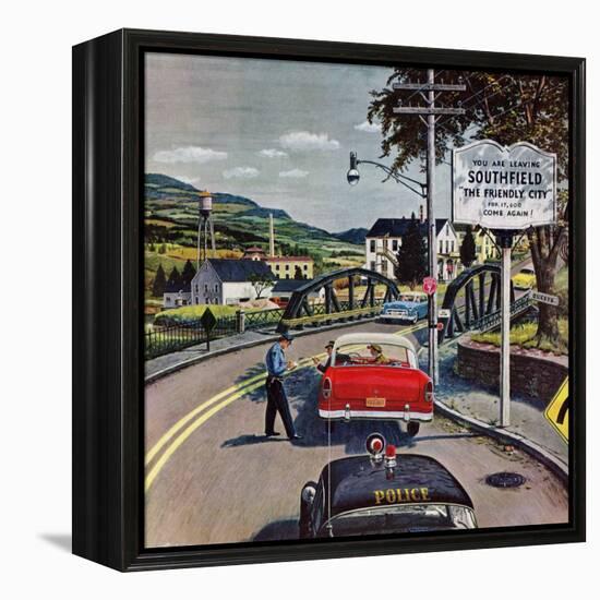 "Friendly City", June 9, 1956-Ben Kimberly Prins-Framed Premier Image Canvas