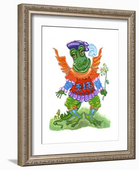 Friendly Dragon-Judy Mastrangelo-Framed Giclee Print