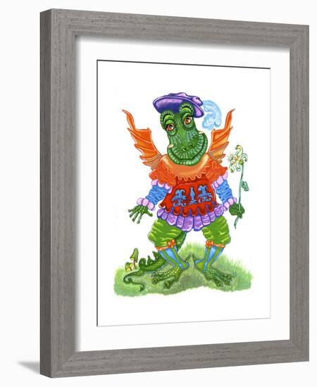 Friendly Dragon-Judy Mastrangelo-Framed Giclee Print