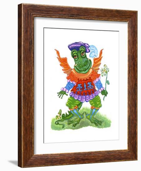 Friendly Dragon-Judy Mastrangelo-Framed Giclee Print