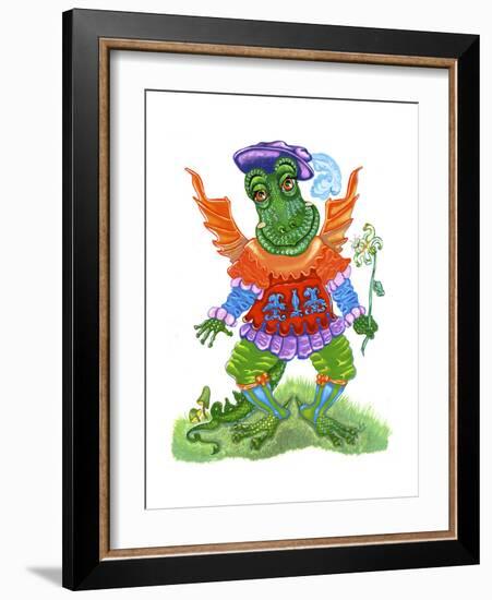 Friendly Dragon-Judy Mastrangelo-Framed Giclee Print