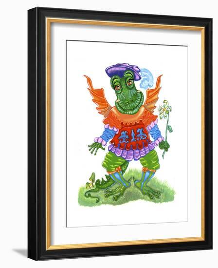 Friendly Dragon-Judy Mastrangelo-Framed Giclee Print