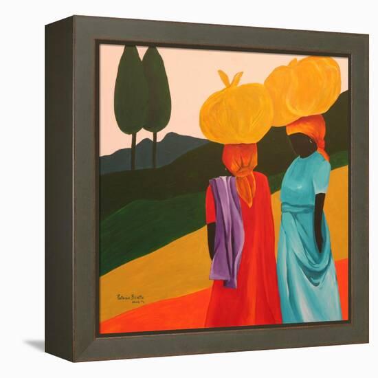 Friendly Encounter, 2006-Patricia Brintle-Framed Premier Image Canvas