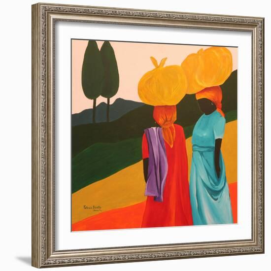 Friendly Encounter, 2006-Patricia Brintle-Framed Giclee Print