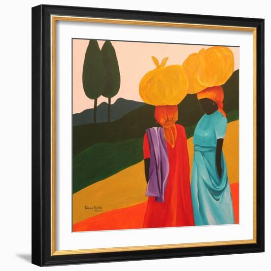 Friendly Encounter, 2006-Patricia Brintle-Framed Giclee Print