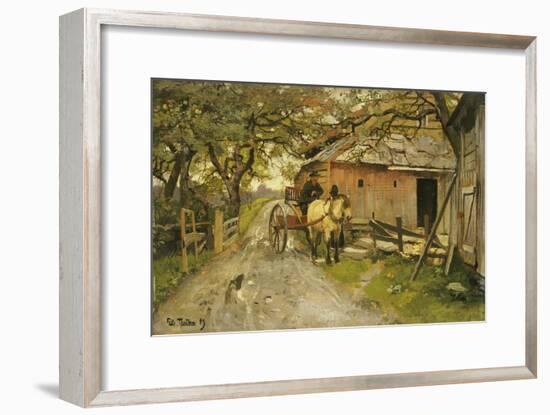 Friendly Gossips, 1889-Fritz Thaulow-Framed Giclee Print