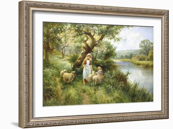 Friendly Greeting-Ernest Walbourn-Framed Giclee Print