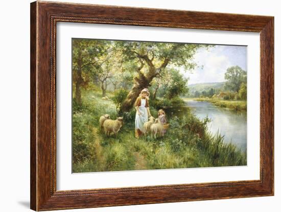 Friendly Greeting-Ernest Walbourn-Framed Giclee Print