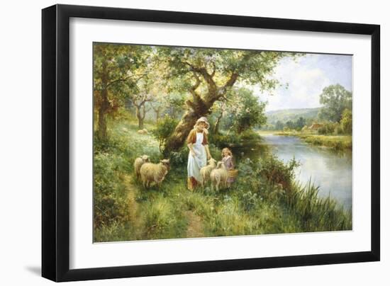 Friendly Greeting-Ernest Walbourn-Framed Giclee Print