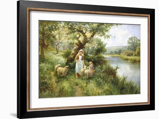 Friendly Greeting-Ernest Walbourn-Framed Giclee Print