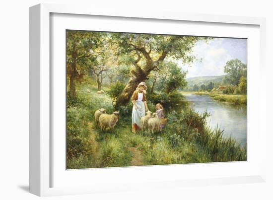 Friendly Greeting-Ernest Walbourn-Framed Giclee Print