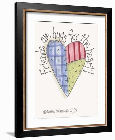 Friends are Hugs-Debbie McMaster-Framed Giclee Print