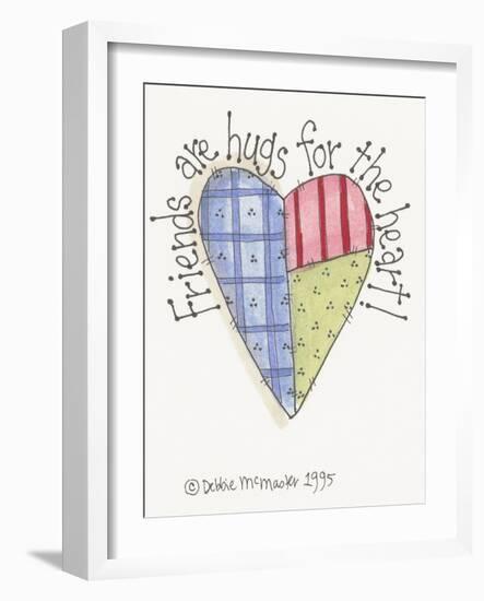 Friends are Hugs-Debbie McMaster-Framed Giclee Print