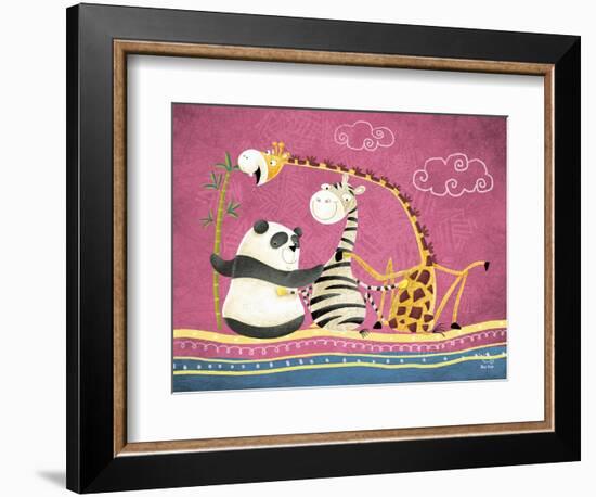 Friends Forever-Blue Fish-Framed Premium Giclee Print